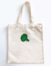 Load image into Gallery viewer, Egg &amp; Broccoli Double-sided Print Tote Bag
